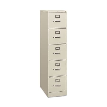 Hon HON, 310 SERIES FIVE-DRAWER FULL-SUSPENSION FILE, LETTER, 15W X 26.5D X 60H, LIGHT GRAY 315PQ